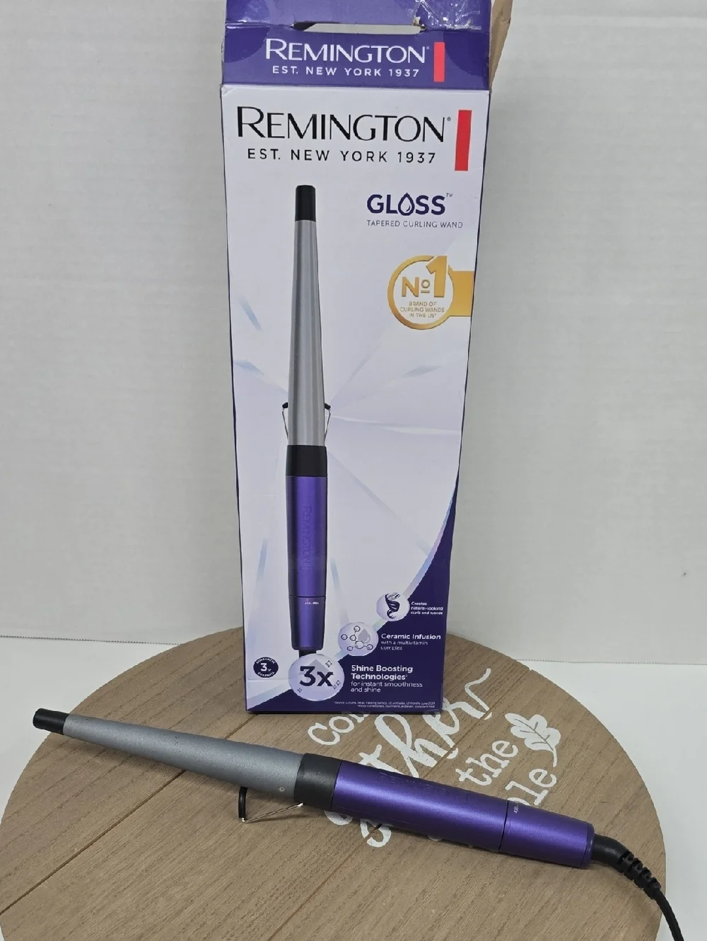 Remington Gloss Tapered Curling Wand - 0.5